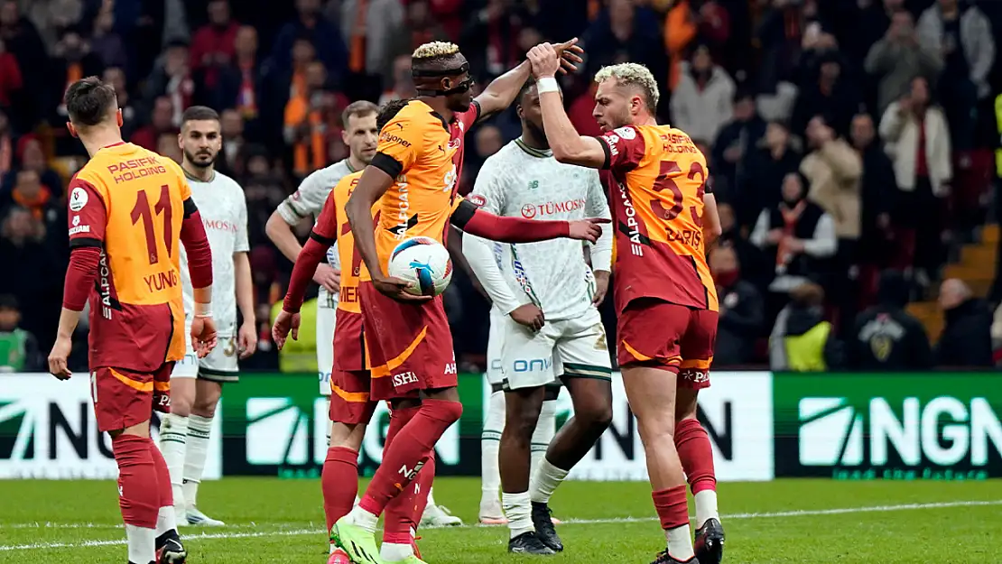 Galatasaray'dan Konyaspor'a tek golle geçit yok