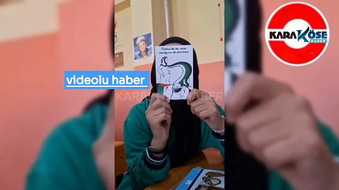 Gazze için sessiz kalmadılar: Eleşkirtli öğrencilerden anlamlı video
