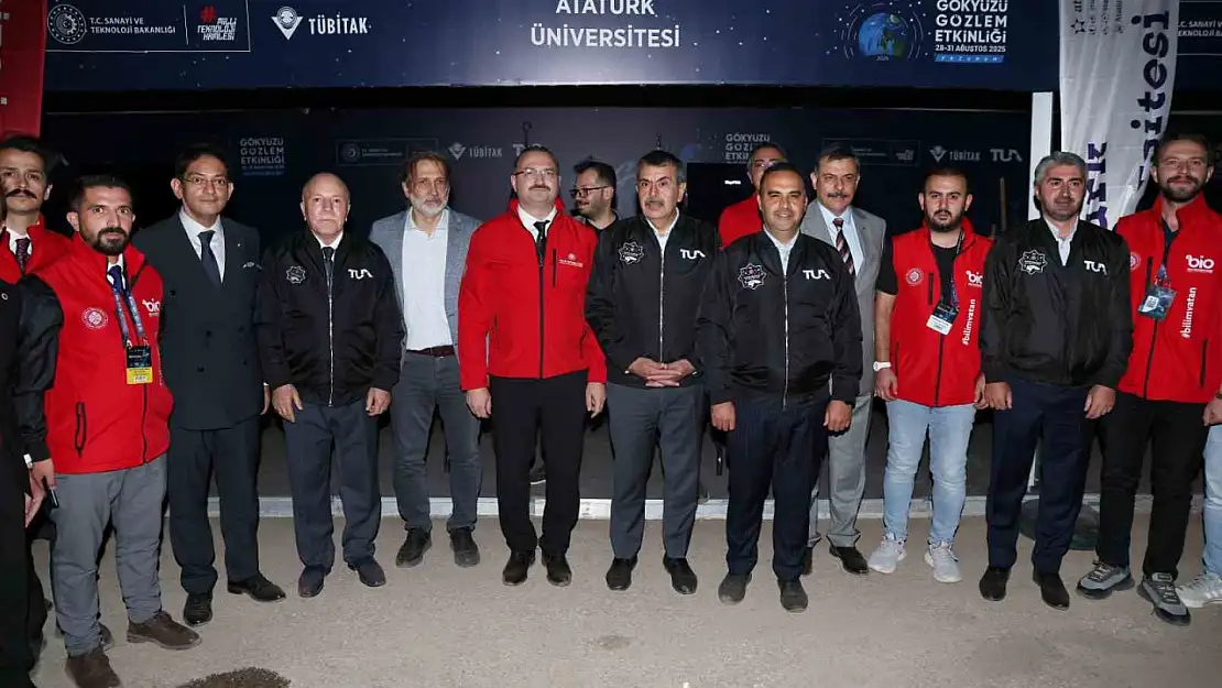 Gökyüzü Gözlem Etkinliği, gençlerin bilim tutkusunu artırmak için Erzurum'da buluştu