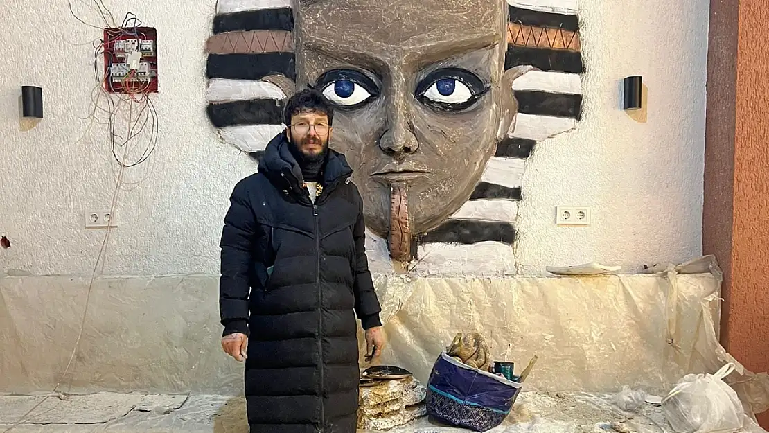 Heykel sanatı Doğubayazıt'ta mekanları süslüyor