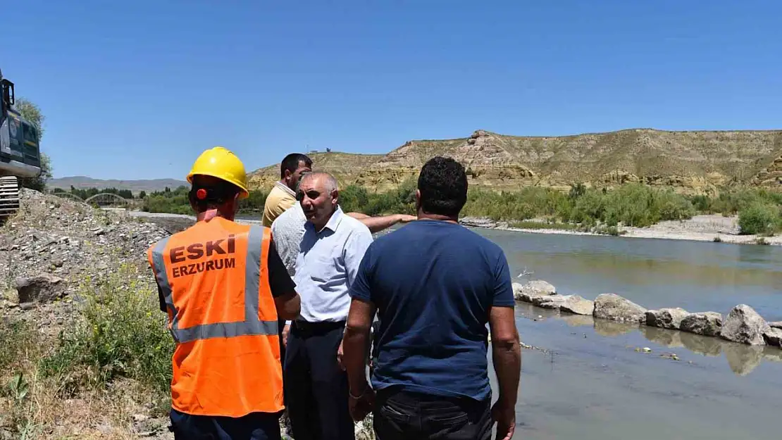 Horasan'a Su Temininde Destek Sağlandı
