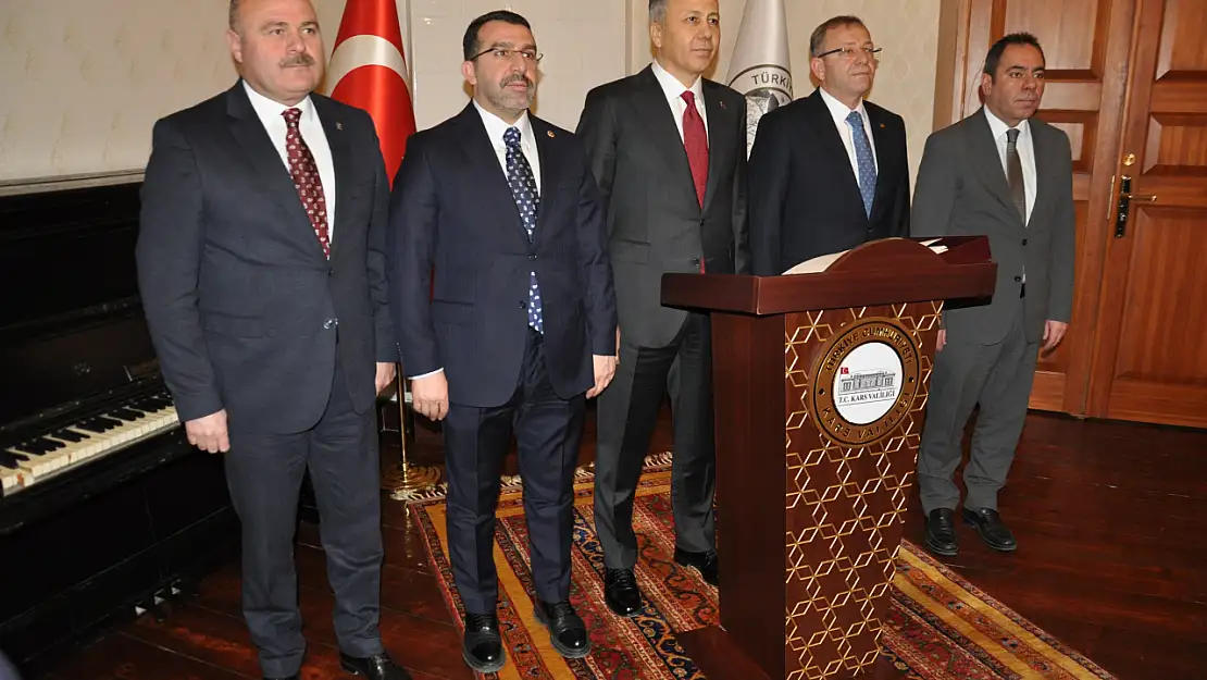 İçişleri Bakanı Ali Yerlikaya Kars'ta temaslarda bulundu