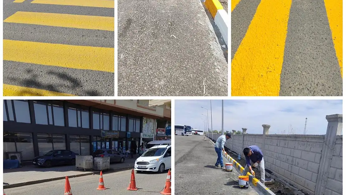 Iğdır Belediyesi'nden Yaya Güvenliği ve Kent Estetiğine Yönelik Çalışmalar