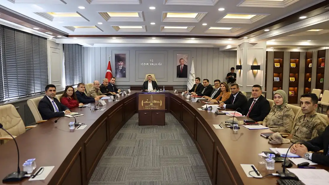 Iğdır'da 2025-2026 Akademik Yılı Öncesi Üniversite Güvenlik Toplantısı Yapıldı