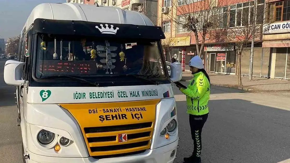 Iğdır'da sıkı trafik denetimleri