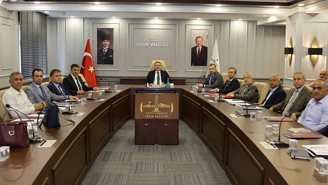Iğdır'da Su Kaynaklarının Etkin Yönetimi İçin İl Su Kurulu Toplantısı Yapıldı