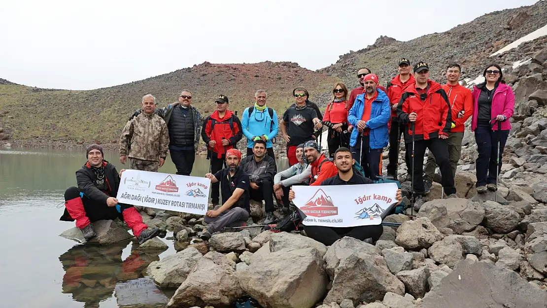 Iğdır Valiliği'nden doğa turizmine yönelik önemli etkinlik: Ağrı Dağı ve Küp Gölü keşfedildi