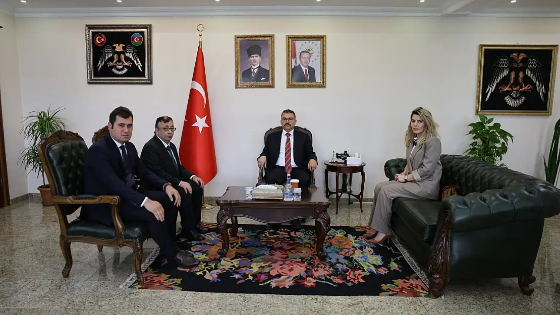 Iğdır Valisi Ercan Turan, Sosyal Güvenlik Haftası Nedeniyle SGK İl Müdürünü Kabul Etti