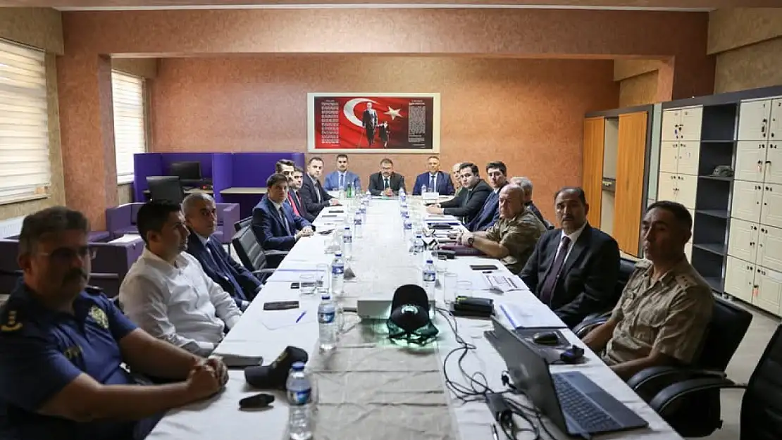İl Güvenlik ve Asayiş Koordinasyon Toplantısı Iğdır'da Gerçekleştirildi
