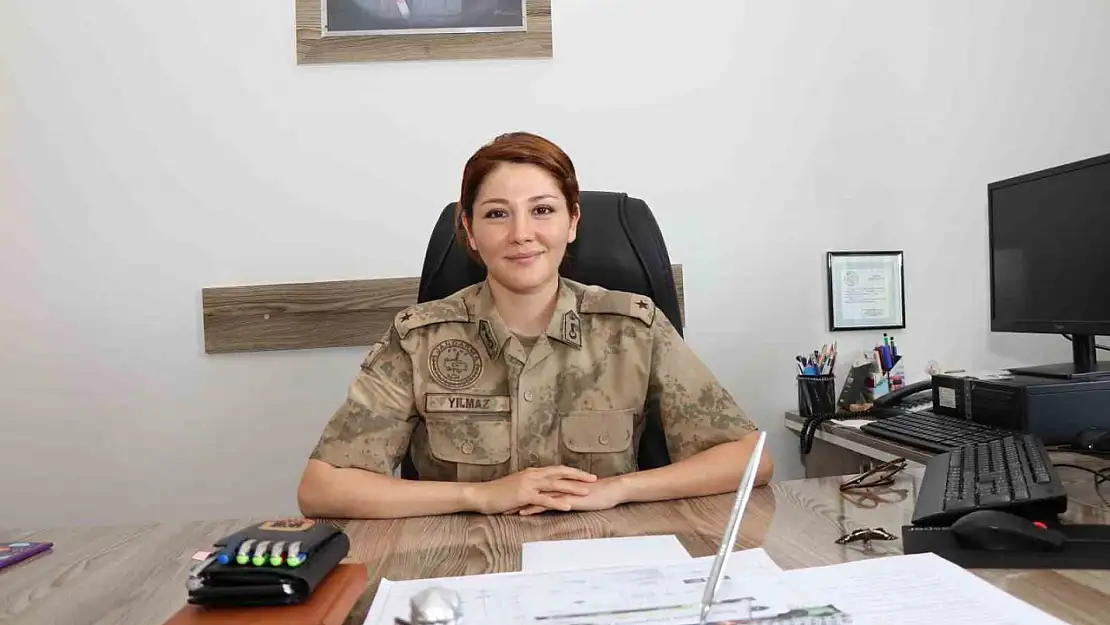 İlçede Kadın Jandarma Komutanı Ataması, Sevinçle Karşılandı