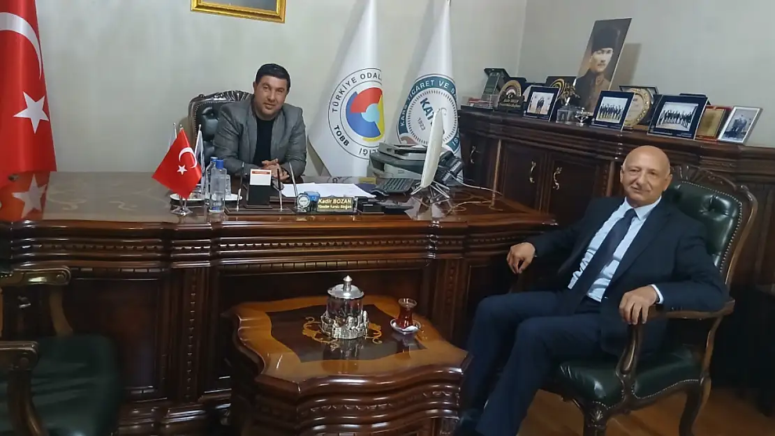 İş İnsanı Settar Kaya'dan KTSO Başkanı Kadir Bozan'a Ziyaret