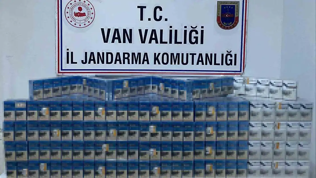 Jandarma, Van'da 6 bin 207 paket kaçak sigara ele geçirdi, 5 kişi yakalandı