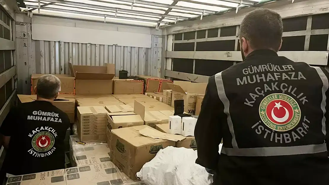 Kaçakçılık Operasyonunda Ele Geçen Eşyalar Şaşırttı!