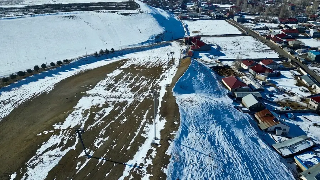 Küpkıran Kayak Merkezi, kar eksikliği nedeniyle sezonu açamadı