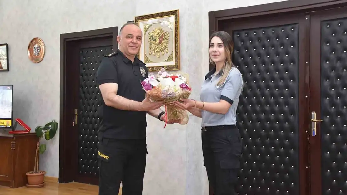 Kars Emniyet Müdürü Saka, özel güvenlik görevlilerini makamında ağırladı