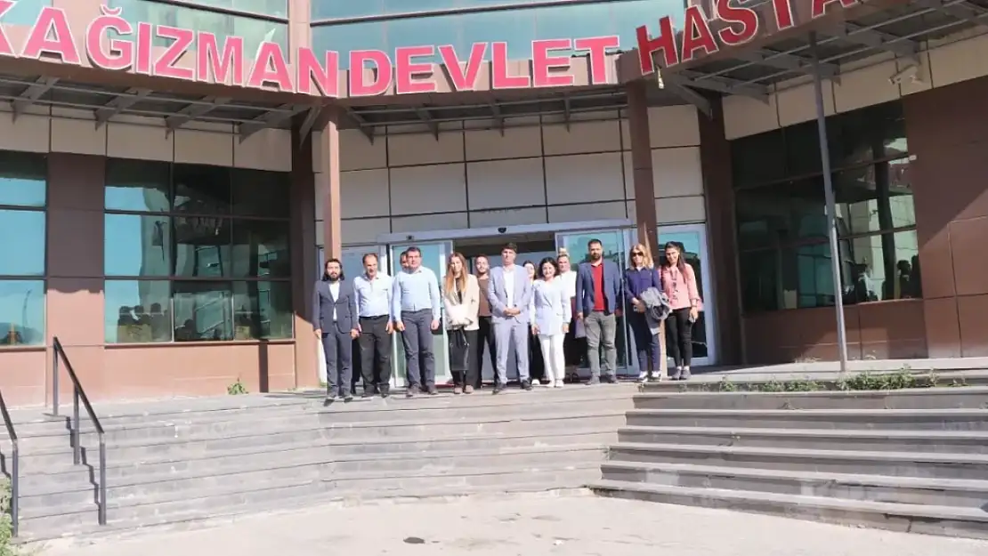 Kars İl Sağlık Müdürü Dr. Mücahit Aydın, Kağızman Sağlık Kurumlarını Ziyaret Etti