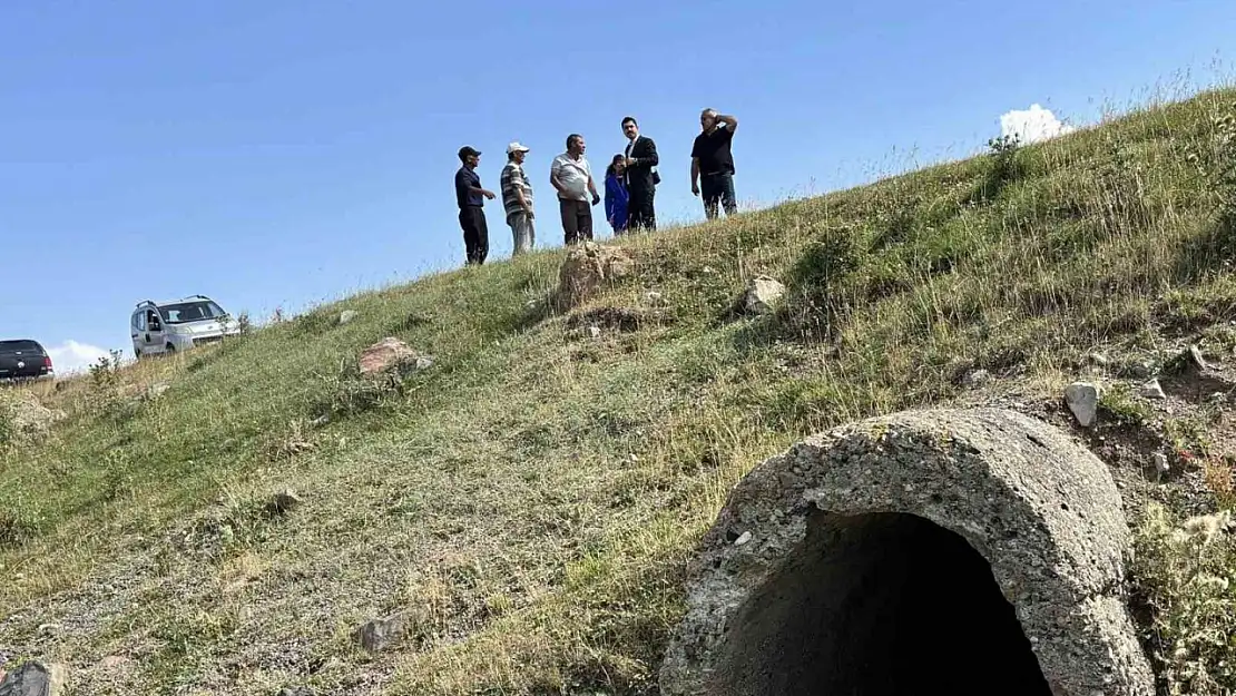 Kars'ın Susuz ilçesinde köylere içme suyu projesi hayat buluyor