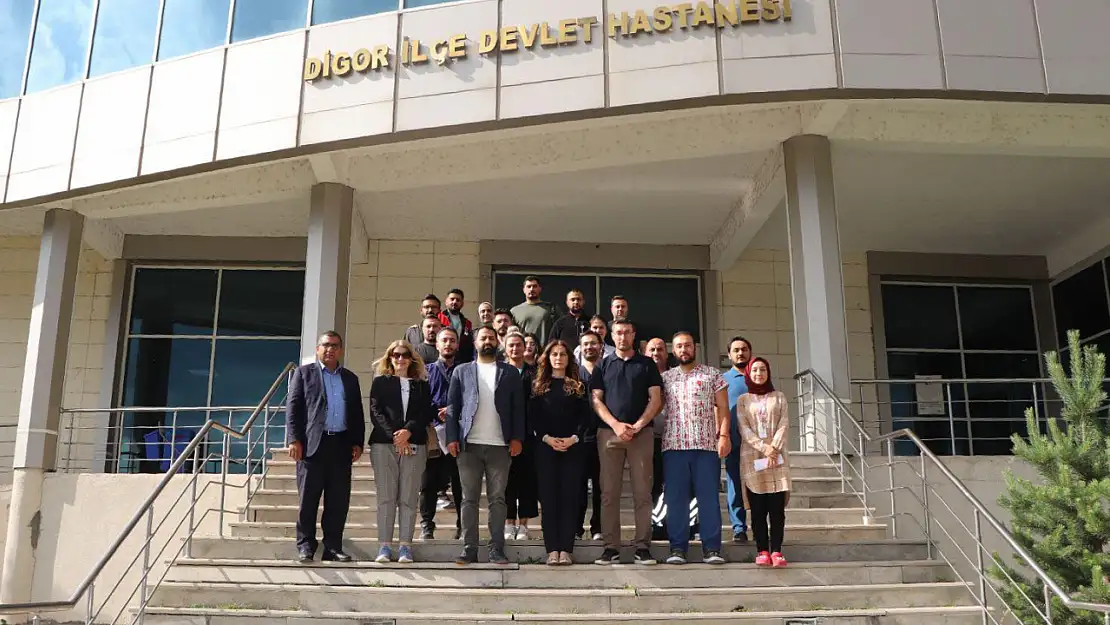 Kars Sağlık Müdürlüğü, Digor Hastanesi'nde iyileştirme ve projeler için ziyaret gerçekleştirdi