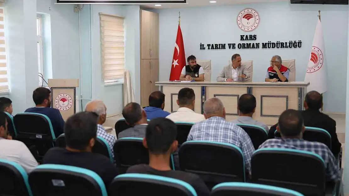Kars'ta Çiftçilere Kırsal Kalkınma Hibe Destekleri Hakkında Bilgilendirme Toplantısı Yapıldı