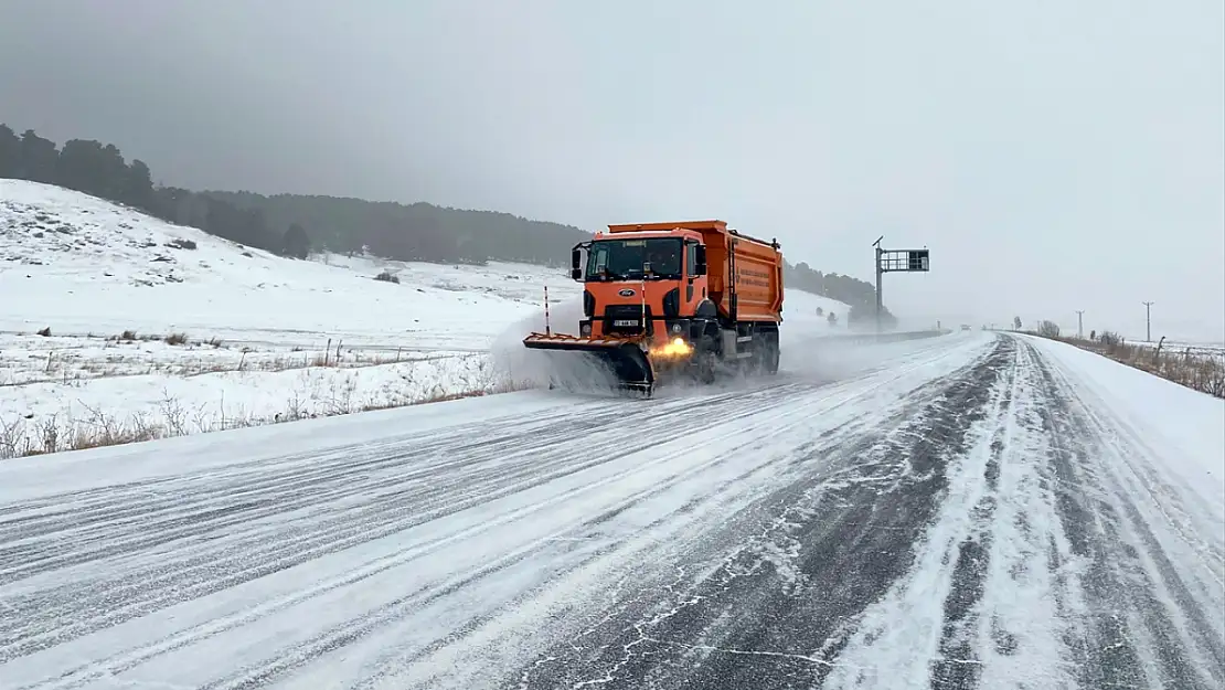 Kars'ta kar etkili oldu