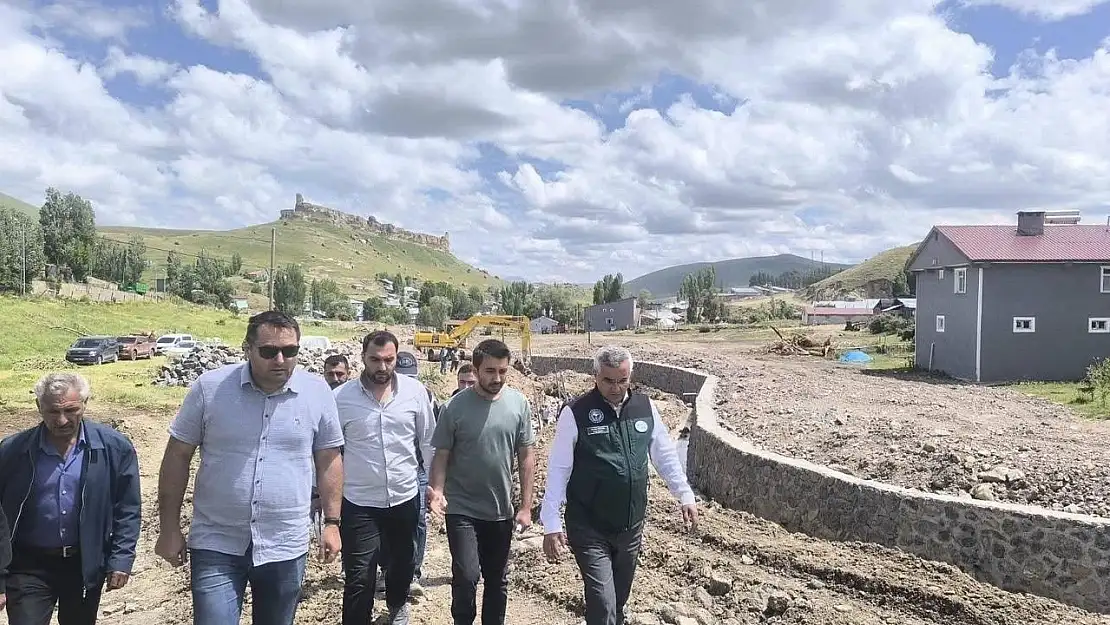 Kars'ta Taşkın Kontrol Çalışmaları İncelendi, Su Yönetimi Vurgulandı