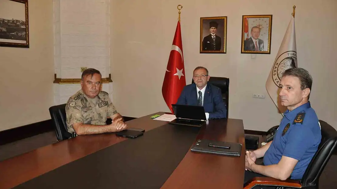 Kars'ta Temmuz Ayı Asayiş ve Güvenlik Değerlendirme Toplantısı Gerçekleştirildi