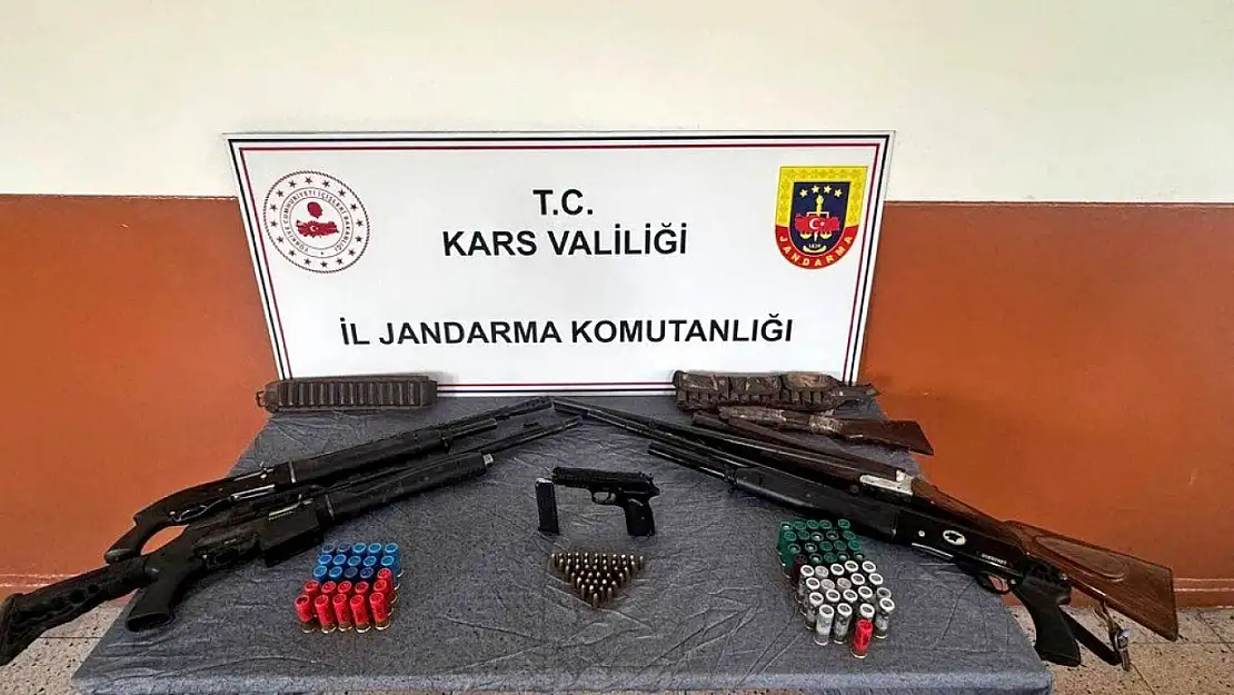 Kars'ta Yasadışı Silah Ticaretine Yönelik Operasyon