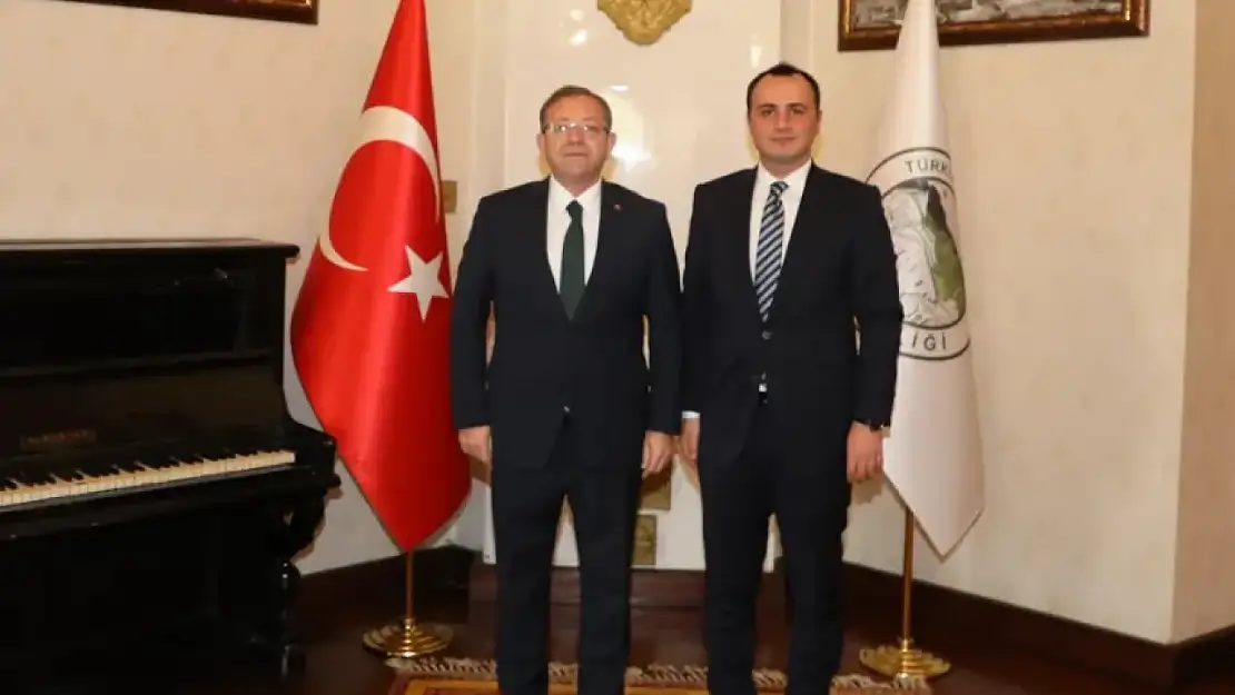 Kars Valisi Polat, Yeni Görevine Atanan Susuz Kaymakamı Halis Hacıismailoğlu'nu Kabul Etti
