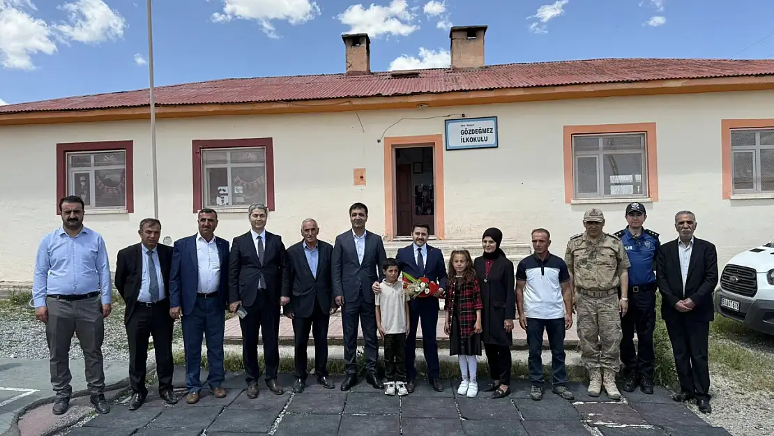Kaymakam Bulut, Gözdeğmez Anaokulu ve İlkokulu'nu ziyaret etti