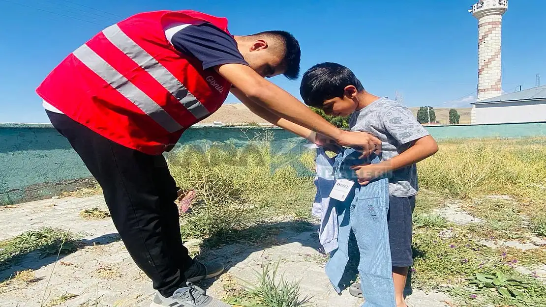 Kızılay'dan Bulakbaşı Köyü'nde yardım eli