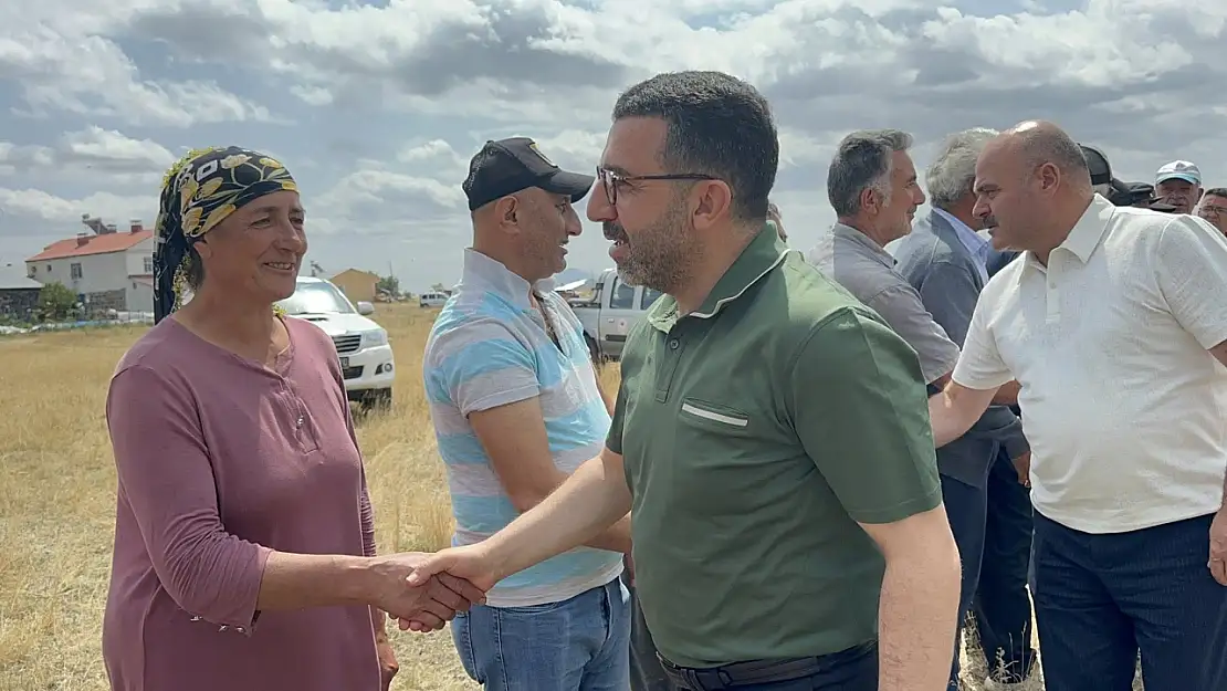 Küçük Oluklu Köyü'ne Bakan Yardımcısı GÜMEN'den tarım ve hayvancılık destek ziyareti
