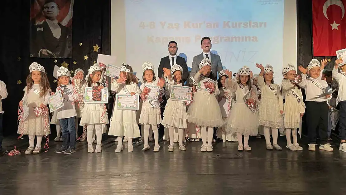 Kur'an Kursu Yılsonu Etkinliği, Miniklerin Şenliği Oldu