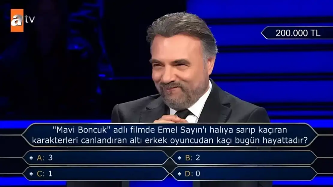 'Mavi Boncuk' adlı filmde Emel Sayın'ı halıya sarıp kaçıran karakterleri canlandıran altı erkek oyuncudan kaçı bugün hayattadır?