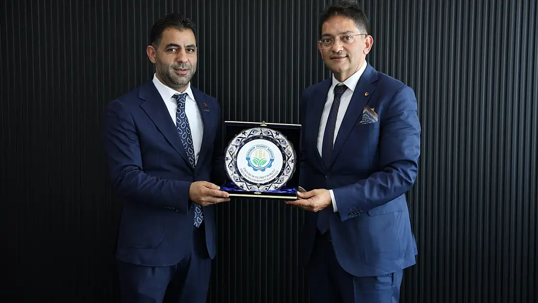 Meclis Başkanı Güney, ASKON'un yeni başkanı Turan'ı ziyaret ederek ekonomik gelişimi görüştü
