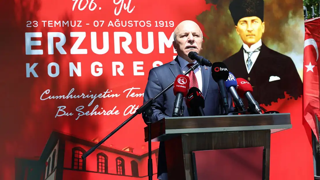 Mehmet Sekmen: 'Erzurum Kongresi, İstiklal Meşalesinin Yakıldığı Tarihi Bir Dönüm Noktasıdır'