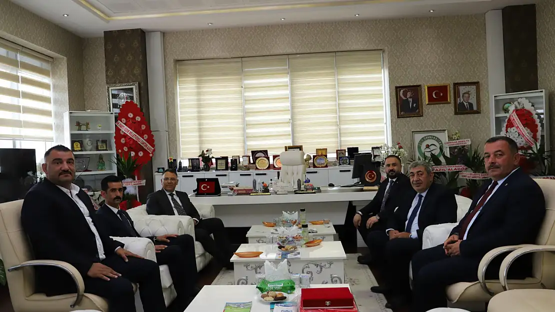 MHP Heyeti, Iğdır Üniversitesi Rektörü Gürel'e ziyaret ederek iş birliği projelerini görüştü