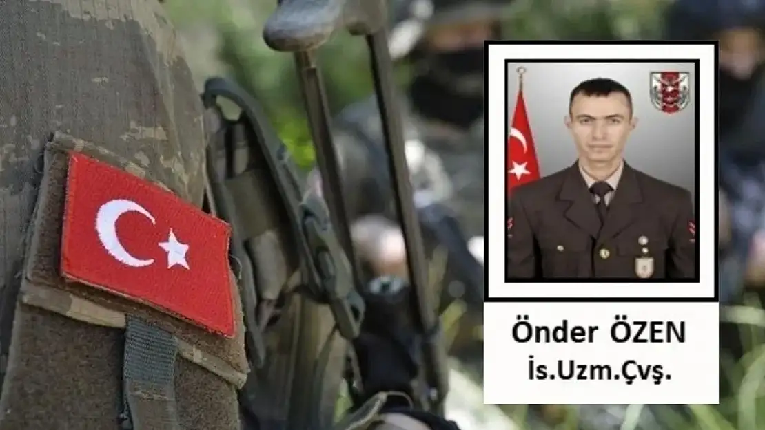 MSB acı haberi duyurdu: Pençe Operasyonu bölgesinde Çavuş Önder Özen şehit oldu