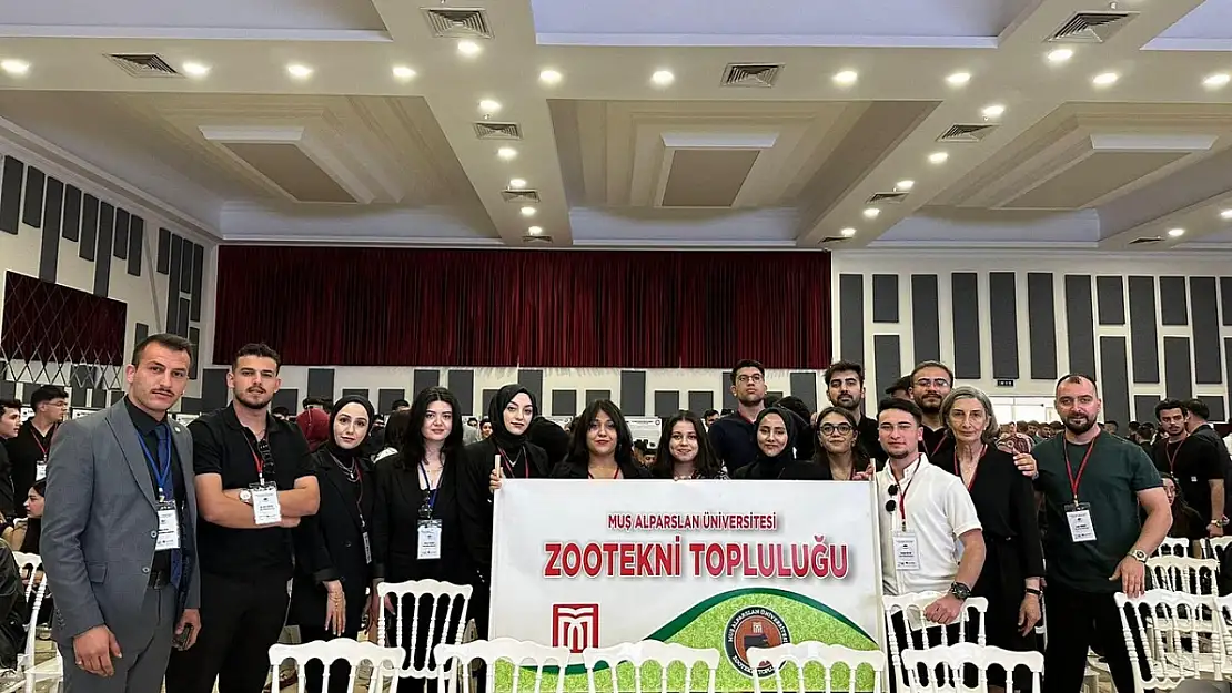 Muş Alparslan Üniversitesi, 18. Ulusal Zootekni Öğrenci Kongresi'nde Başarıyla Temsil Edildi