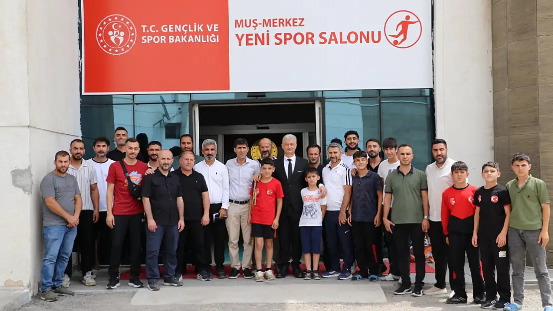 Muş Gençlik ve Spor İl Müdürlüğü'nden Yeni Spor Salonu'na Ziyaret