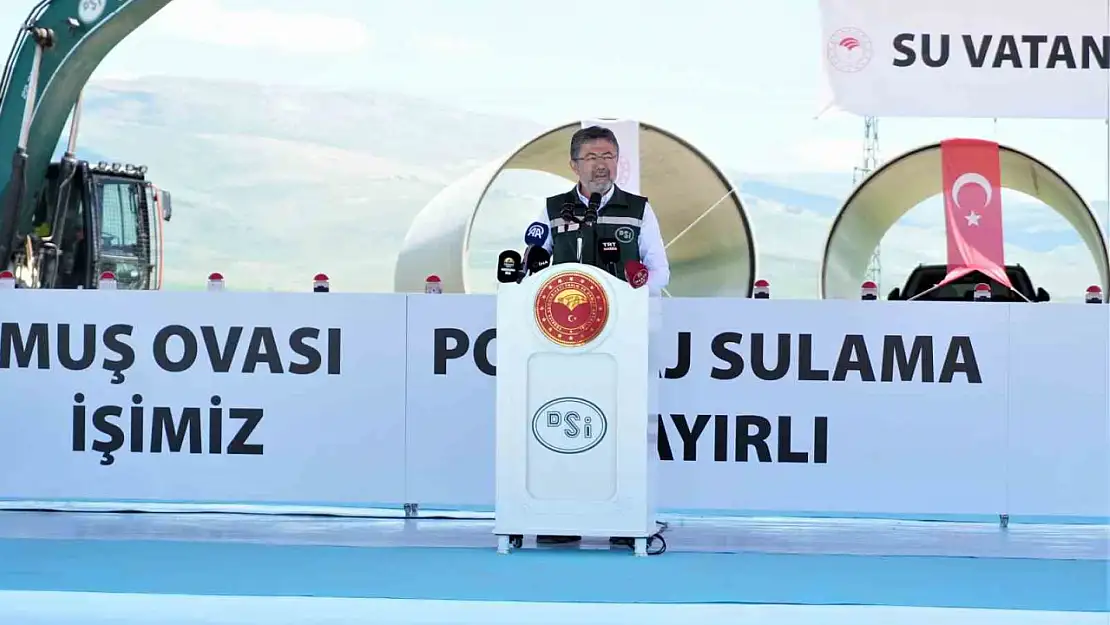Muş Ovası Sulama Projesi'nin temeli atıldı, tarım sektörü 33 kat büyüyecek!