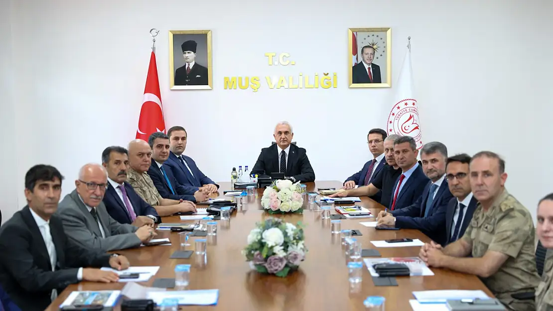 Muş'ta 2025-2026 Eğitim-Öğretim Yılı Öncesi Okullarda Güvenlik Toplantısı Yapıldı