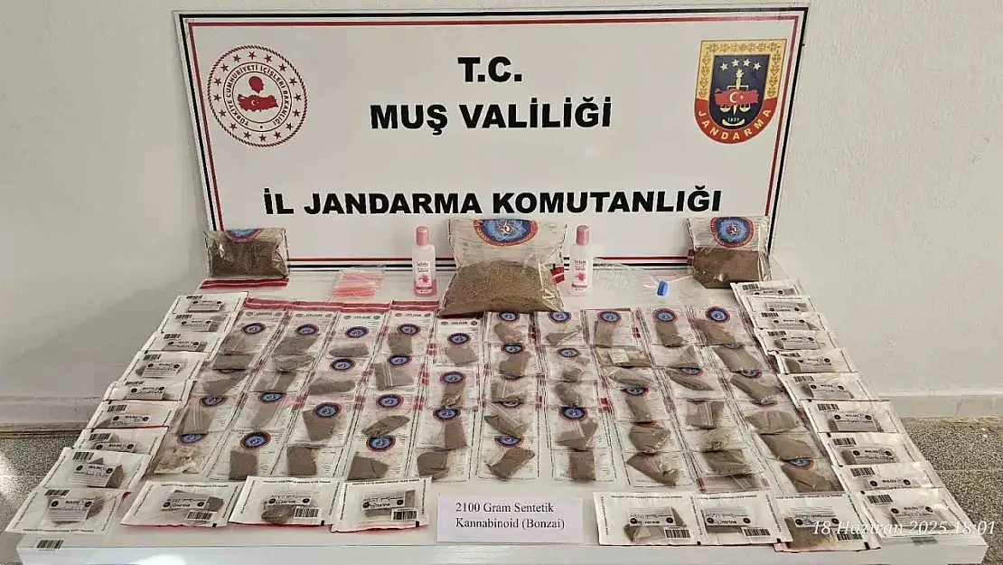 Muş'ta Gerçekleştirilen Uyuşturucu Operasyonunda 2 Şahıs Gözaltına Alındı