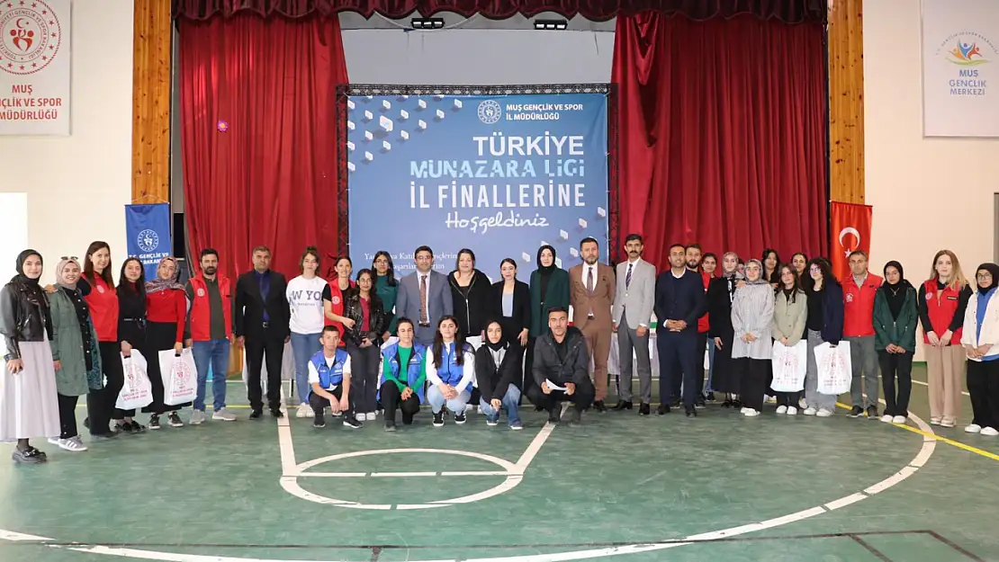 Muş'ta Liseler Arası Münazara Ligi İl Finali Coşkuyla Tamamlandı