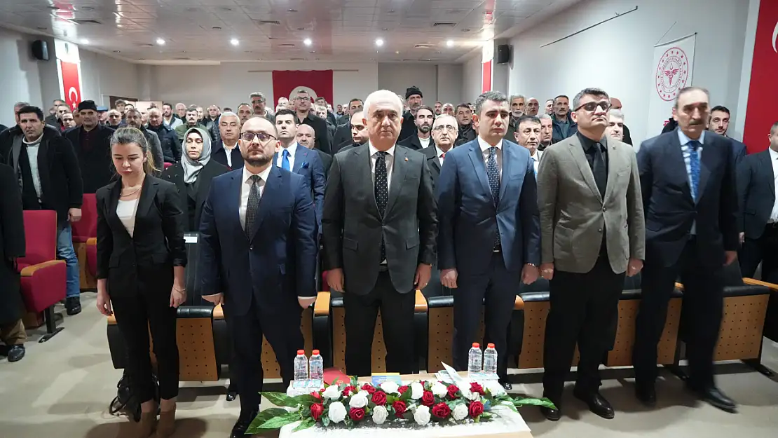 Muş'ta muhtarlara bağımlılıkla mücadele semineri verildi