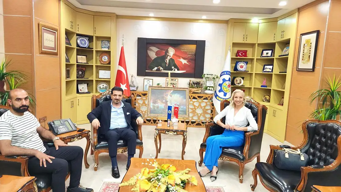 Muş TSO Başkanı Erdal Koç'tan PUİS Temsilcilerine Ziyaret Kabulü