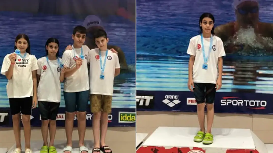 Muşlu Sporcu Meryem Betül Korkmaz'dan Yüzmede Çifte Şampiyonluk