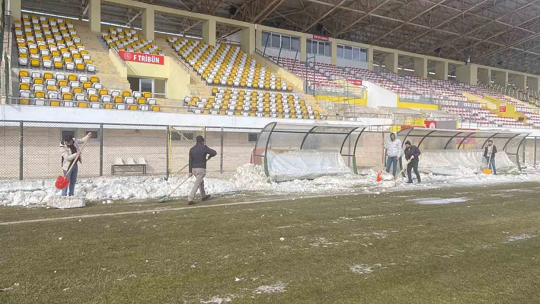Muşspor Bursaspor maçı öncesi sahada yoğun mesai