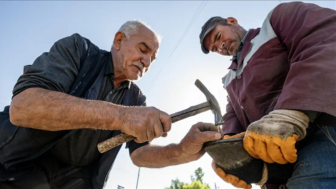 Nalbant Ailesi, Köy Köy Dolaşarak Atları Hasada Hazırlıyor