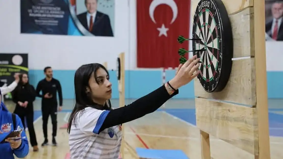 Okul sporları dart il birinciliği heyecanı sona erdi