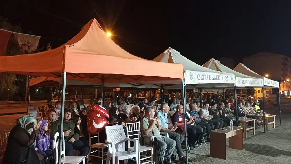 Oltu'da 15 Temmuz Demokrasi ve Milli Birlik Günü Anma Etkinlikleri